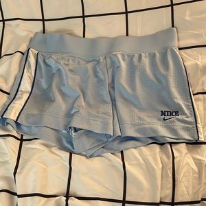 Vintage Baby Blue Nike Shorts